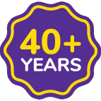 40+ Years logo